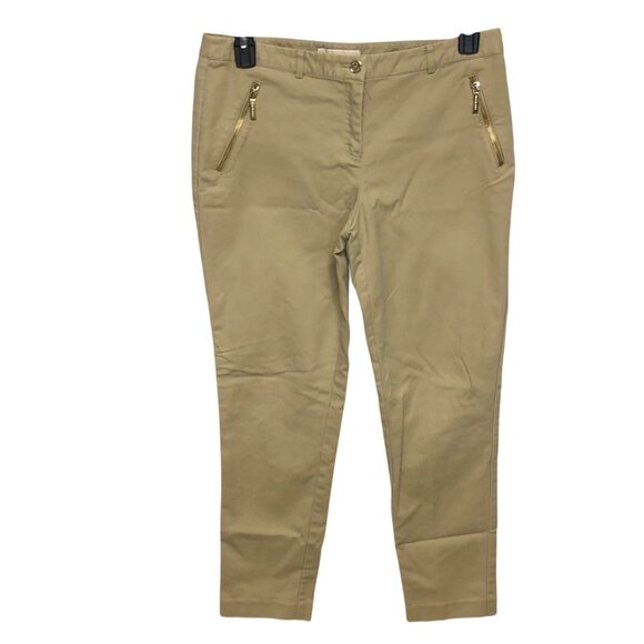 Michael Kors zip pocket khaki pants size 10 - Picture 1 of 6